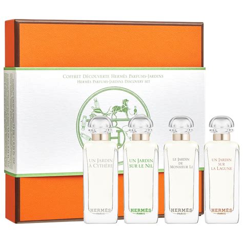 coffret eau de cologne hermes|hermes fragrance discovery set.